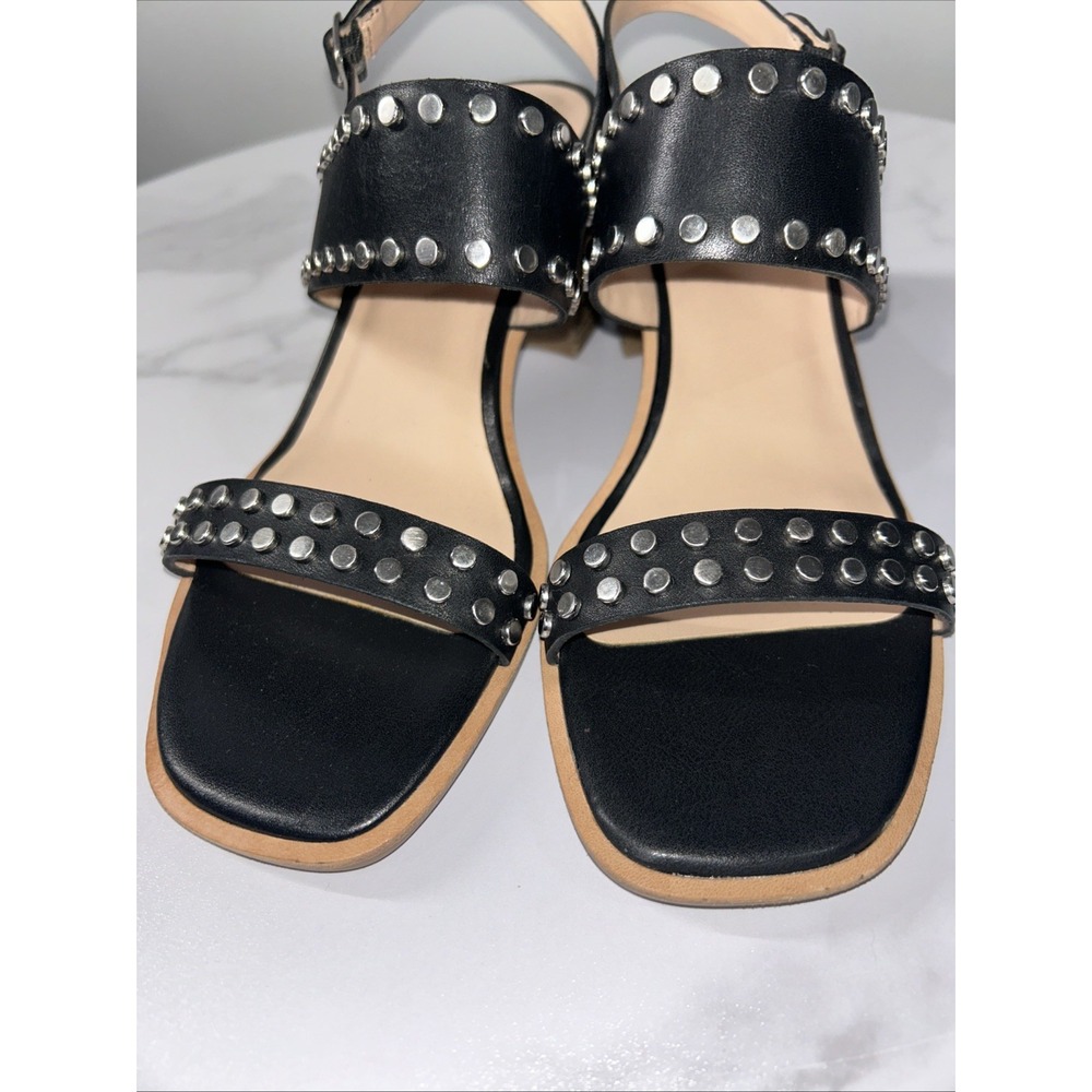G.H. Bass Rachael Dress Sandals 3" Block Heel 100% Leather Upper Material 10M - Picture 7 of 14